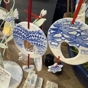 Large Porcelain Round Decoration