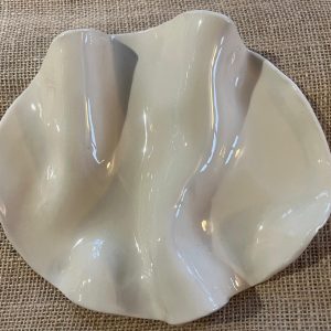 White Stoneware Ceramic Meze Platter