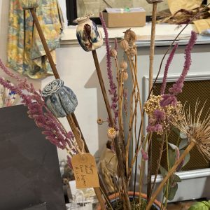 Stoneware Poppy Seed Cane Toppers